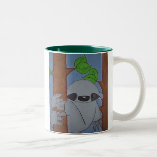 Sloth-Tasse Zweifarbige Tasse (Rechts)