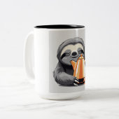 Sloth-Tasse Zweifarbige Tasse (Vorderseite Links)
