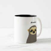 Sloth-Tasse Zweifarbige Tasse (VorderseiteRechts)