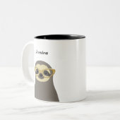 Sloth-Tasse Zweifarbige Tasse (Vorderseite Links)