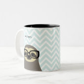 Sloth-Tasse Zweifarbige Tasse (Vorderseite Links)