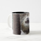 Sloth-Tassen Zweifarbige Tasse (Vorderseite Links)