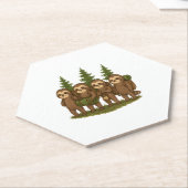 Sloth Team Sloth Wandern Camping Untersetzer (angewinkelt)