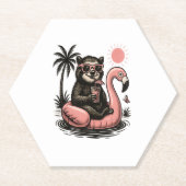 Sloth Team Sloth Wandern Camping Untersetzer (Vorderseite)