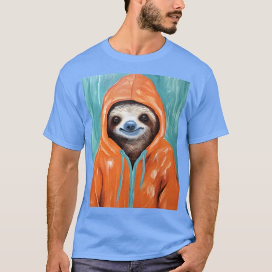 Sloth the rain T-Shirt (Vorderseite)