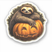 Sloth thematischer halloween Classic T - Shirt Aufkleber (Vorderseite)