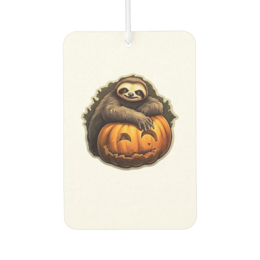 Sloth thematischer halloween Classic T - Shirt Autolufterfrischer (Vorderseite)