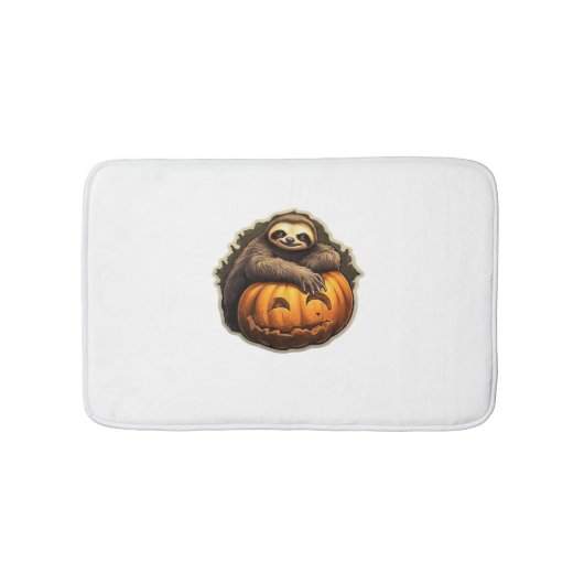 Sloth thematischer halloween Classic T - Shirt Badematte (Vorderseite)