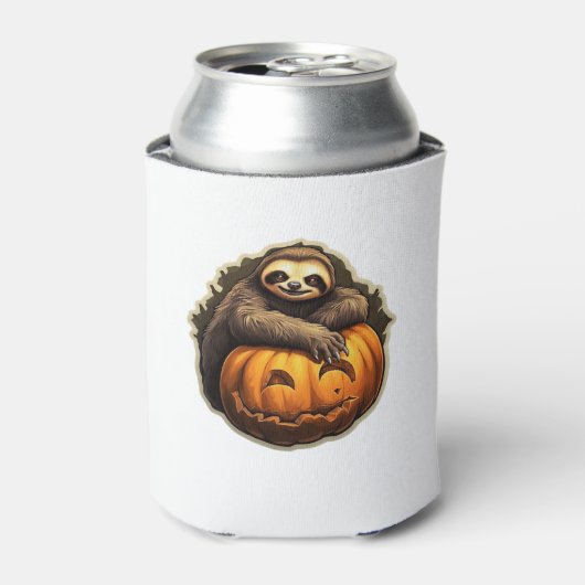 Sloth thematischer halloween Classic T - Shirt Dosenkühler (Kanne Vorderseite)