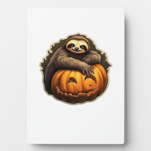 Sloth thematischer halloween Classic T - Shirt Fotoplatte (Vorderseite)