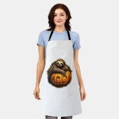 Sloth thematischer halloween Classic T - Shirt Schürze (Getragen)