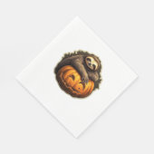 Sloth thematischer halloween Classic T - Shirt Serviette (Ecke)