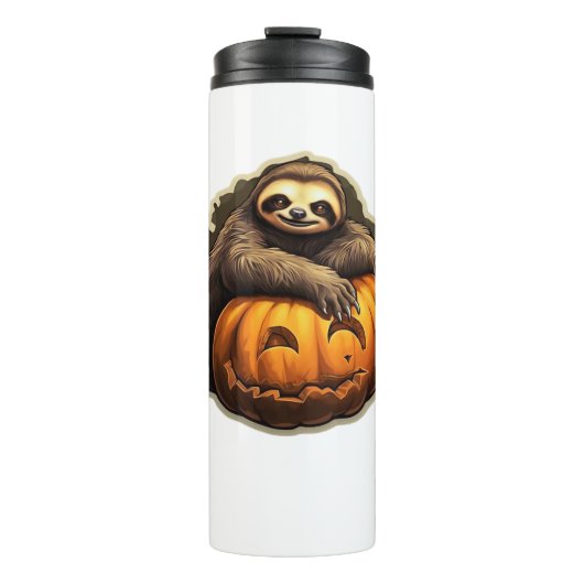 Sloth thematischer halloween Classic T - Shirt Thermosbecher (Vorderseite)