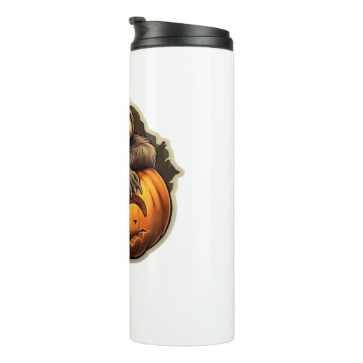 Sloth thematischer halloween Classic T - Shirt Thermosbecher (Nach rechts gedreht)