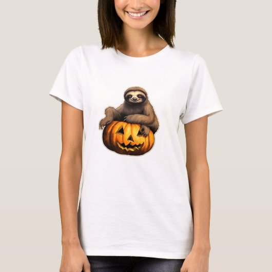 Sloth thematischer halloween Oversized T - Shirt (Vorderseite)