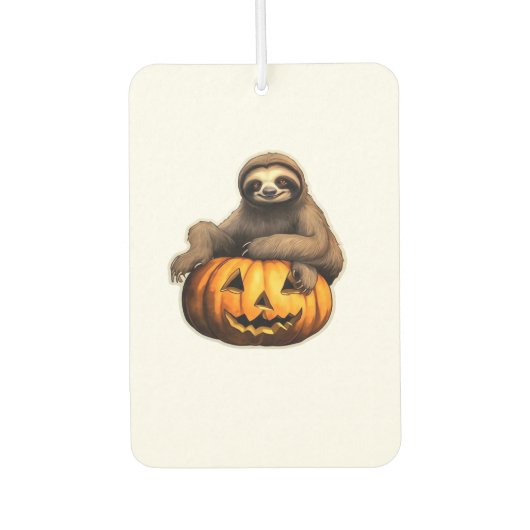 Sloth thematischer halloween Oversized T - Shirt Autolufterfrischer (Vorderseite)