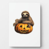 Sloth thematischer halloween Oversized T - Shirt Fotoplatte (Vorderseite)