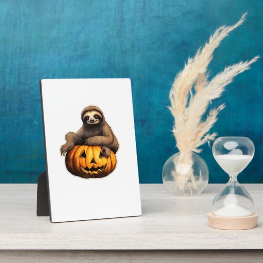 Sloth thematischer halloween Oversized T - Shirt Fotoplatte (Seite)