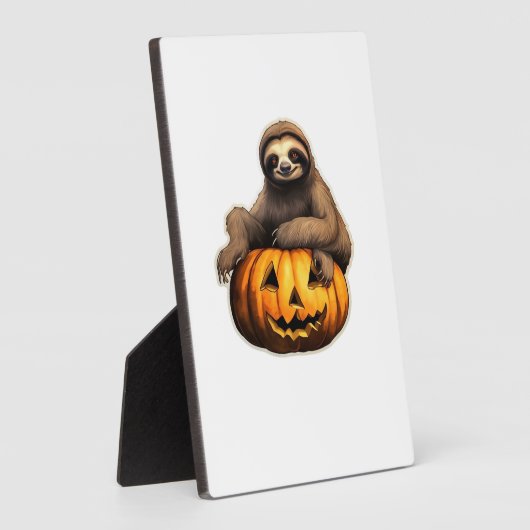 Sloth thematischer halloween Oversized T - Shirt Fotoplatte (Seite)