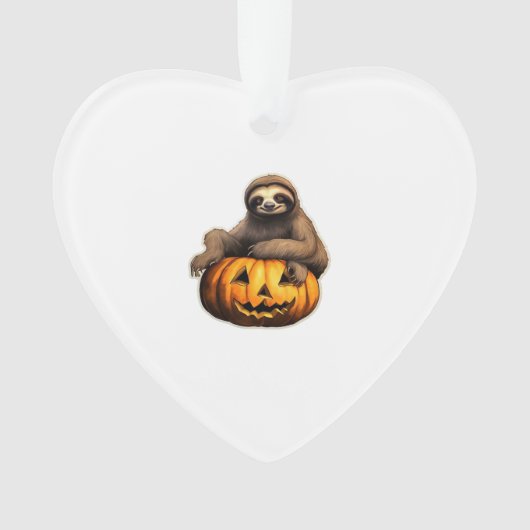 Sloth thematischer halloween Oversized T - Shirt Ornament (Vorderseite)