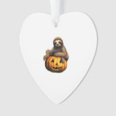 Sloth thematischer halloween Oversized T - Shirt Ornament (Vorderseite)
