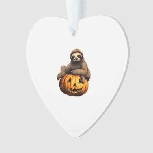 Sloth thematischer halloween Oversized T - Shirt Ornament (Vorderseite)