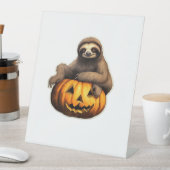 Sloth thematischer halloween Oversized T - Shirt Sockelschild (In Situ)
