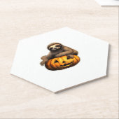 Sloth thematischer halloween Oversized T - Shirt Untersetzer (angewinkelt)