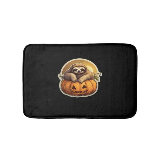 Sloth thematised halloween Classic T - Shirt_1 Badematte (Vorderseite)