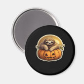Sloth thematised halloween Classic T - Shirt_1 Magnet (Vorderseite/Rückseite)