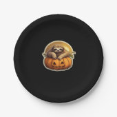 Sloth thematised halloween Classic T - Shirt_1 Pappteller (Vorderseite)
