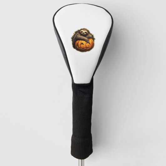 Sloth themed halloween Classic T-Shirt Golf Headcover (Vorderseite)