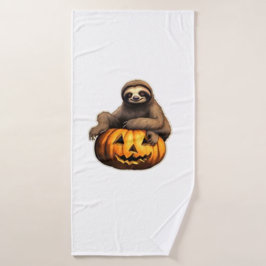 Sloth themed halloween Oversized T-Shirt Badehandtuch (Badehandtuch)