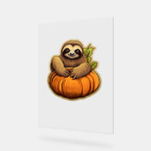 Sloth-Themenhalloween Oversized T - Shirt_1 Acrylschild (Winkel)