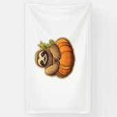 Sloth-Themenhalloween Oversized T - Shirt_1 Banner (Vertikal)
