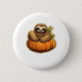 Sloth-Themenhalloween Oversized T - Shirt_1 Button (Vorderseite)
