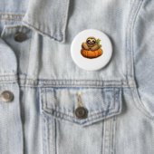 Sloth-Themenhalloween Oversized T - Shirt_1 Button (Beispiel)