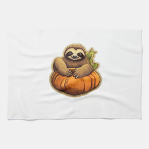 Sloth-Themenhalloween Oversized T - Shirt_1 Geschirrtuch