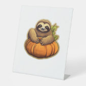 Sloth-Themenhalloween Oversized T - Shirt_1 Sockelschild (Vorderseite)