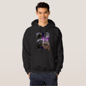 Sloth - Three Sloth Howling Moon Funny Parody Desi Hoodie (Vorne ganz)