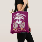Sloth Tote Bag - Mehr Yoga Weniger Drama Tasche (Von Nahem)