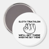 SLOTH TRIATHLON MAGNET (Vorderseite/Rückseite)