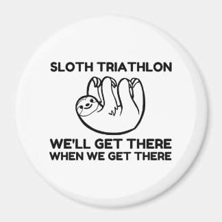 SLOTH TRIATHLON MAGNET
