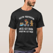 Sloth Triathlon Premium T-Shirt (Vorderseite)