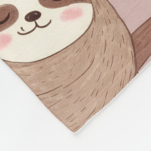 Sloth Tropical Dream Fleecedecke (Ecke)