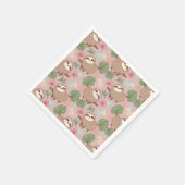 Sloth Tropical Dream Serviette (Ecke)