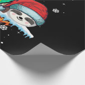 Sloth Turtle Snail Cute Animal Lover Christmas Geschenkpapier (Ecke)