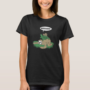 Sloth Turtle Snail Rennen Lazy Life Race für den M T-Shirt
