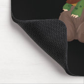 Sloth Turtle Snail Team Piggyback Slow Graphic Mousepad (Ecke)