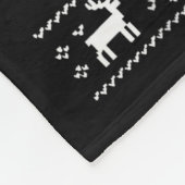 Sloth Ugly Christmas  Fleecedecke (Ecke)